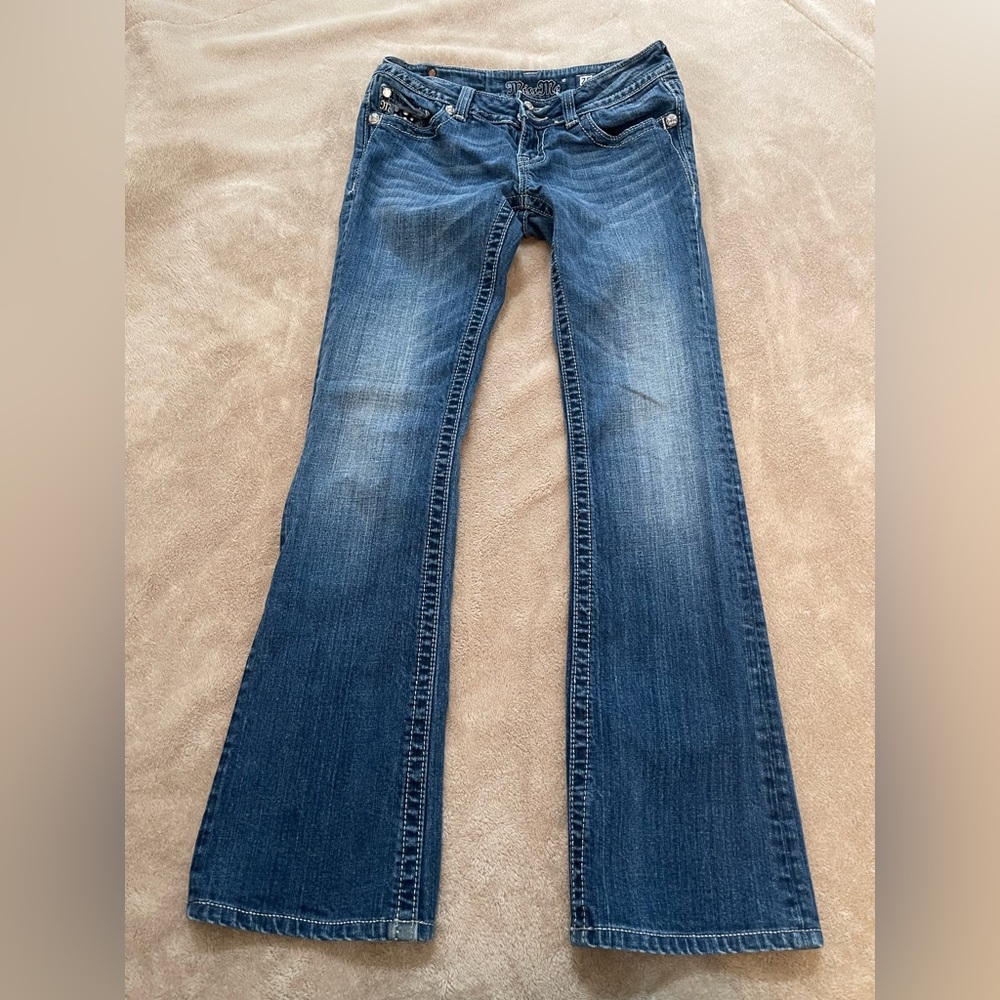 Miss Me Dark Blue Boot Cut Jeans